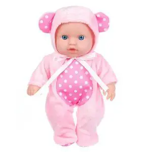 Flexible Silicone Reborn Doll Toy Baby Simulation Play House Game Toy Soft Clothes Doll Kids Toddler Supplies
