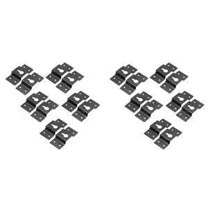 20X Speaker Wall Mount Bracket Ceiling Stand Clamp Surround Speaker Rear Hook Hanger Plate For Speaker Accessories