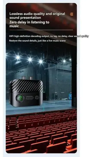 Digital Display Bluetooth Receiver Transmitter BT5.3 Stereo 2-In-1 Audio Adapter With LCD Display Volume Adjustable