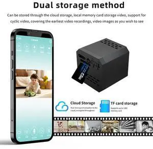 Mini Camera, Small Camera, Real-Time Record,AI Motion Detection Camera, Auto Night Vision Cameras For Home Security