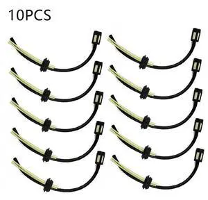 10Pcs Fuel Hose Pipe Kit W/ Fuel Filter For 4 Strokaae Trimmersss Brushcutter Lawnmower Replacement Parts Dfsedfefsda