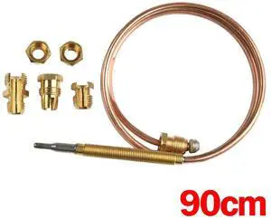 36in BBQ Grill Firepit Fireplace Heater Gas Thermocoupler Sensor M8x1 Thread 900mm Thermocouple For Water Heaters