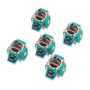 PS5 Compatible 5Pcs 3D Joystick Professional Game Replacement Anti Precision Analog Stick Module for DualSense Controller Repair