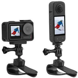 1 PCS Action Camera Car Sun Visor Mount Black Plastic For ACTION 4 X3 With 1/4 Inch Adapter