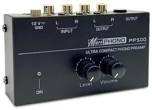 PP500 Record Player Preamplifier Vinyl Turntable Amplifier Preamplifier Turntable Volume Control Amplifier US PLUG