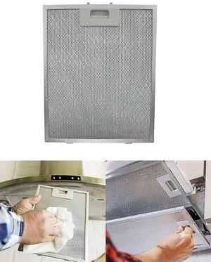 305*267mm Vent Filter Ventilation Aluminium Extractor Cooker Range Hood Filters Mesh Extractor Vent Filter Home Improvement