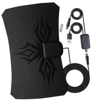 TV Digital Antena HDTV 4K Interior Indoor HD High Gain Amplified Booster Satellite Receiver Miles Aerial