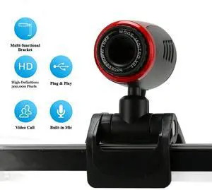 Desktop Camera USB Camera Web Camera USB2.0 with MIC HD Webcam Web Camera Cam 360 Degree for Computer PC Laptop for Skype / MSN