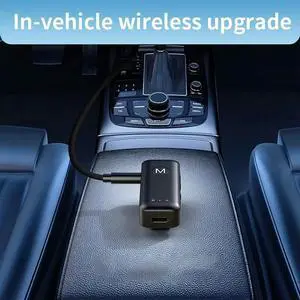 For TV For Car Headphone Compatible Bluetooth 5.3 Audio Transmitter Receiver Wireless 3.5Mm Aux Adapter