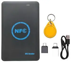CUID Keychain NFC Reader Copier HID 125K/IC/ID 13.56M 125K Token Writer Clone+ 5 Frequency RFID Chip Duplicator