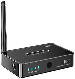 Bluetooth Audio Receiver Transmitter 5.1 NFC Stereo 3.5Mm AUX RCA Optical HiFi Wireless Audio Adapter with Remote