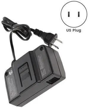Power Supply Replacement AC Adapter Power Supply And AV Composite Video Cable Cord For N64 US Plug