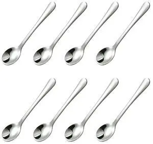 For Honey For Spices Kitchen Measuring Tools Spice Jar Scoops 7.5*1.6cm Easy To Clean And Maintain Includes 8 Spoons