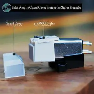 ATN3600L Diamond Record Player Needles Replacement With Stylus Cleaning Brush, For AT-LP60X, AT-LP60XBT