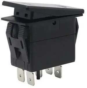 Aluminum Rocker Switch - 12V/24V Dual-Bar Indicator Light For Cars And Boats For Home Improvement Tool Accessory Aluminum Rocker Switch - 12V/24V Dual-Bar Indicator Light For Cars And Boats For Home Improvement Tool Accessory