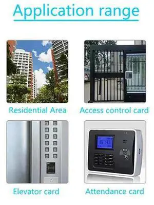 5-Band NFC Chip Reader/Writer +4XCUID Keychain 125K 13.56M Copier HID Duplicator Tag Clone ID IC Keychain Key Copy