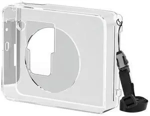 For Kodak Mini Lens 3 Retro 4 Clear Case- 2-In-1 Digital Camera Case,Removable Shoulder Strap, Fits For Kodak C300R