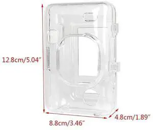 Transparent Crystal PVC Protective Case Protector Instant Camera Bag Cover for Fujifilm Instax Mini Liplay-Cabe