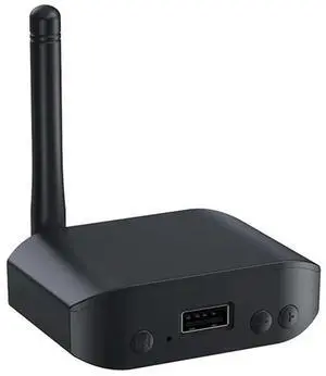 Bluetooth 5.3 Audio Adapter 2-In-1 Transmitter Receiver Play 3.5Mm AUX Wireless Stereo Music Bluetooth 5.3 Audio Adapter 2-In-1 Transmitter Receiver Play 3.5Mm AUX Wireless Stereo Music