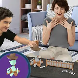 Magnetic Hangman Board Game Fun Travel Game Table Game for Kids & Adults Family Party Games