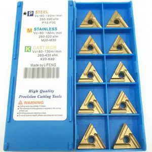 10pcs Tungaloy TNMG160408R-S TNMG332R-S CNC Carbide Inserts For lworking Tool Accessory In Stock