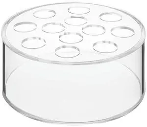 Clear Acrylic Flower Vase Acrylic Flower Vase Simple Table Floral Centerpiece Multifunction 12 Holes for Home & Wedding Decor