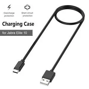 590mAh Wireless Earphones Charging Case with LED Indicator Earphone Charger Box Replacement Charger Case for Jabra Elite 10