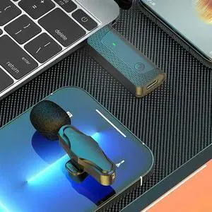 K35 Pro Wireless Microphone Lavalier Noise Reduction 3.5Mm AUX For Megaphones Amplifier Camera Computer Mobile Phone