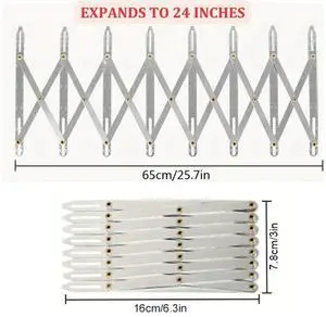 Aluminum Ruler Curtain Locator Multi-purpose Use Quick Adjustments Easy Buttonhole Marking Tool Buttonhole Tool