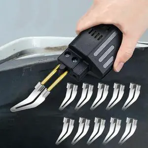 10pcs Welder Soldering Iron Tips Smooth Head For Plastic Soldering Welding Tip Power Tool Accessory In Stock Wholesale