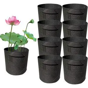 8 Pcs Lily Plant Pot For Pond Thickened Nonwoven Plant Pots Reusable For Aquatic Home  Garden Decor Accessory