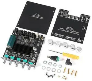 ZK-TB21 Subwoofer Amplifier Board Bluetooth 5.0 2X50w+100W Power Audio Stereo AMP Module AUX 2.1 Channel Audio Speaker