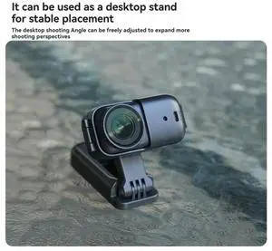 Camera Mount Accessory-Magnetic Stand Base-360 Degree Rotatable Folding Design In Black