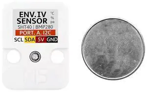 ENV IV Sensor Unit With Temperature Humidity Air Pressure Sensor SHT40+BMP280 Environmental Temperature Humidity Sensor