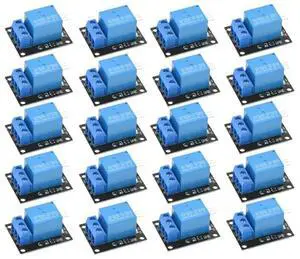 For Compatible 20Pcs 5V Relay Module KY-019 1-Channel Relay Module Shield For PIC AVR DSP ARM