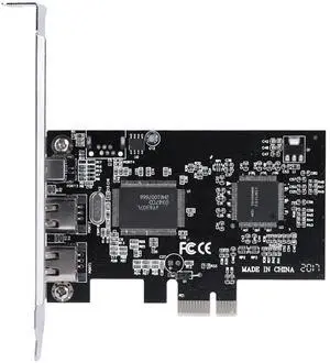 PCI-E PCI Express FireWire 1394a IEEE 1394 Controller Card Stable High Speed Data Transfer with Firewire Cable Pcie Control Card