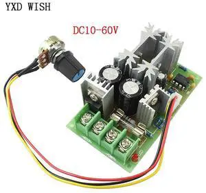 5X 20A PWM DC Motor Speed Controller 12V 24V 36V 48V With Potentiometer Knob Switch