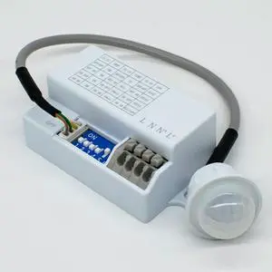 AC/90-265V PIR Infrared Body Motion Sensor Switch Auto LED Lamp Control Delay Timer Switch Body Motion Sensor Switch