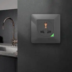 Tuya Power Socket Universal Plug 16A Life Electrical Outlets Voice Control For Google Home