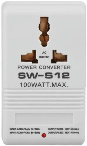 100w Voltage Converter 110V to 220V StepUp& Down Voltage Converter Transformer (CN Standard Plug) Power Voltage Transformer 100w Voltage Converter 110V to 220V StepUp& Down Voltage Converter Transformer (CN Standard Plug) Power Voltage Transformer