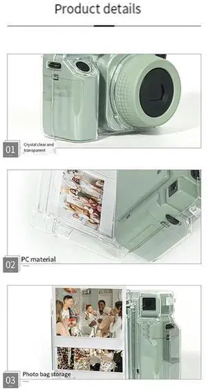 For Polaroid WIDE 400 Transparent Case Scratch-Resistant And Drop-Resistant PC Crystal Shell Protective Cover For Polaroid WIDE 400 Transparent Case Scratch-Resistant And Drop-Resistant PC Crystal Shell Protective Cover