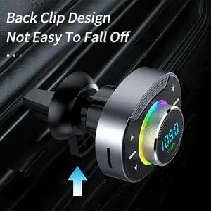 Car Bluetooth 5.0 FM Transmitter PD 30W QC3.0 Fast Charger Wireless Handsfree Audio Receiver MP3 Music Player Durable Car Bluetooth 5.0 FM Transmitter PD 30W QC3.0 Fast Charger Wireless Handsfree Audio Receiver MP3 Music Player Durable