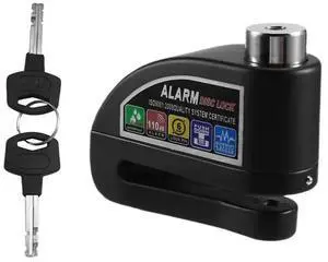 Disc Brake Lock For Motorcycle Scooter Bicycle Anti-Theft Wheel Waterproof Security Alarm Protection