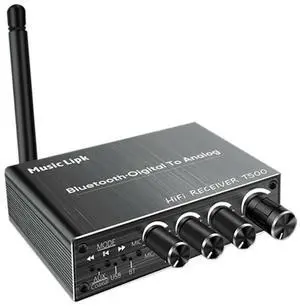 Receiver Transmitter AUX 3.5mm Optical Coaxial Wireless Music Audio Bluetooth 5.3 Adapter Digital to Analog Converter