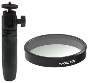 For OSMO Nano Action Camera Compatible 10X MACRO Lens Filter+ Mini Selfie Stick Portrait Focus Lens Set For OSMO Nano Action Camera Compatible 10X MACRO Lens Filter+ Mini Selfie Stick Portrait Focus Lens Set