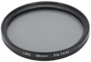 2X CPL UV Filter Kit 58Mm For EOS 700D 100D 600D 1200D Lens Hood Cap