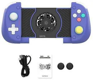 X3 Bluetooth Wireless Controller For Switch/OLED For PUBG Mobile With Cooling Fan Dual Hall Joystick For Android/IOS PC A