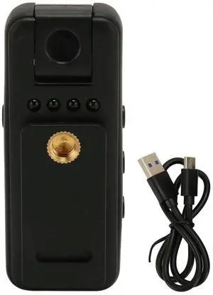 Mini Camera Body Worn Cam 1080P 12MP Night Vision High Definition 5H Loop Recording Time 1000mAH Pocket Video Recorder