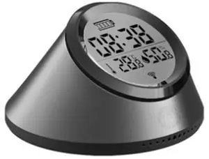 Zigbee Enabled Tuya Temperature And Humidity Sensor With On-Screen Clock Display- Home Sensor