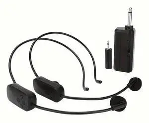 For Teaching Stage Performers 2.4G Mic System Long Range Wireless Microphone System Head Handheld Mic 2 In 1